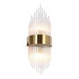Penelope Glass and Gold Wall Lamp