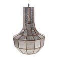 Indora Geometric Pendant Light - Antique Brass - Glass and Metal