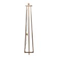Lesina Tripod Floor Lamp - Black and Antique Brass - Metal