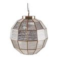 Sakur Globe Pendant Light - Antique Brass - Glass and Metal