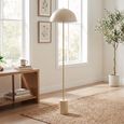 Sheffield Floor Lamp - Beige - Marble and Metal