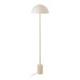 Sheffield Floor Lamp - Beige - Marble and Metal