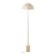 Sheffield Floor Lamp - Beige - Marble and Metal