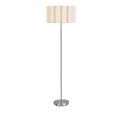 Wattom Floor Lamp - Beige and Grey - Linen and Steel