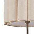 Wattom Floor Lamp - Beige and Grey - Linen and Steel
