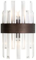 Avan Glass and Bronze Wall Lamp