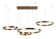 Lilou Brushed Gold Chandelier