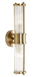 Lyan Glass and Brushed Gold Wall Lamp