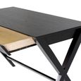 Writex Desk - 1 Drawer - Black Oak