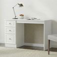 Pembroke Desk - 3 Drawer - White