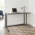 Air Glass Home Office Desk - Black - AW53385