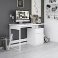 Bridport Home Office Desk - White - AW3130