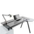Cleveland Workstation - Smoked Grey Glass - AW23377-GY
