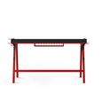 Fuego Gaming Desk - Red & Black - AW9230