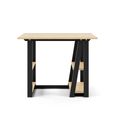 Penzance Study Desk - Oak & Black - AW3140