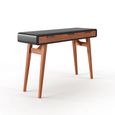 Pevensey Study Desk - Black & Oak - AW3150