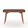 Pevensey Study Desk - Black & Oak - AW3150