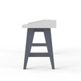 Truro Desk - Grey & Marble Effect - AW3190