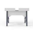 Truro Desk - Grey & Marble Effect - AW3190