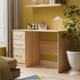 Avon Desk - 3 Drawer - Oak