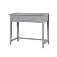 Franklin Writing Desk - Painted - 2 Drawer - Grey - 7919815COMUK