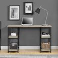 Elmwood Desk - Double Pedestal - Distressed Grey Oak - 9832096PCOMUK
