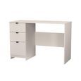 Bora Desk - 3 Drawer - Open Shelf - Kashmir Matt