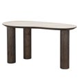 Ritz Beige Ceramic Top Writing Desk