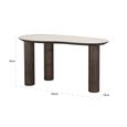 Ritz Beige Ceramic Top Writing Desk