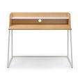 Palmer Desk - White - Oak Effect