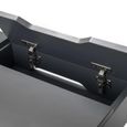 Trianon Desk - 3 Drawer - Grey - Wood