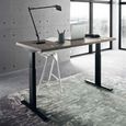 Tivoli Left Desk - Grey Wood