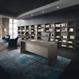 Tivoli Office Desk - 180cm - Grey Wood