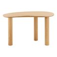 Livigno Oak Desk - Kidney Shape - Natural