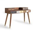 Bonham Desk - Mango Wood - 5 Drawer