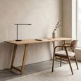 Graz Trestle Desk - Natural - Recycled Teak Wood