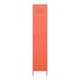 Novogratz Cache Tall Locker Storage Cabinet - Orange - 5244813COMNUK