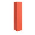 Novogratz Cache Tall Locker Storage Cabinet - Orange - 5244813COMNUK