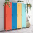 Novogratz Cache Tall Locker Storage Cabinet - Yellow - 5244814COMNUK
