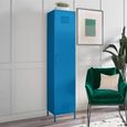 Novogratz Cache Tall Locker Storage Cabinet - Blue - 5244810COMNUK