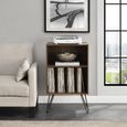 Novogratz Concord Turntable Stand - Walnut - 1324222COMUK