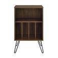 Novogratz Concord Turntable Stand - Walnut - 1324222COMUK