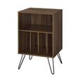 Novogratz Concord Turntable Stand - Walnut - 1324222COMUK