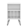 Novogratz Concord Turntable Stand - White - 1324015COMUK