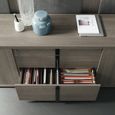 Tivoli Filing Cabinet - Grey Wood