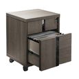 Tivoli Filing Cabinet on Wheels - Grey Wood
