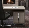 Tivoli Filing Cabinet on Wheels - Grey Wood