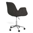 Beth Office Chair - Dark Grey Fabric