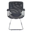 Atlanta Mesh Back Visitor Chair - Black - AOC9201-V-BLK