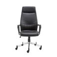 Brooklyn High Back Operator Desk Chair - Faux Leather - Black - AOC3122HB-BLK